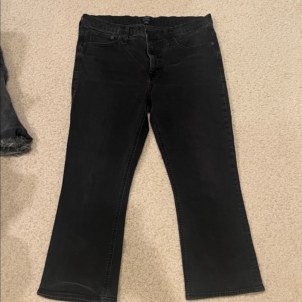 J. Crew Black Wide Leg Jeans - Women's Flare